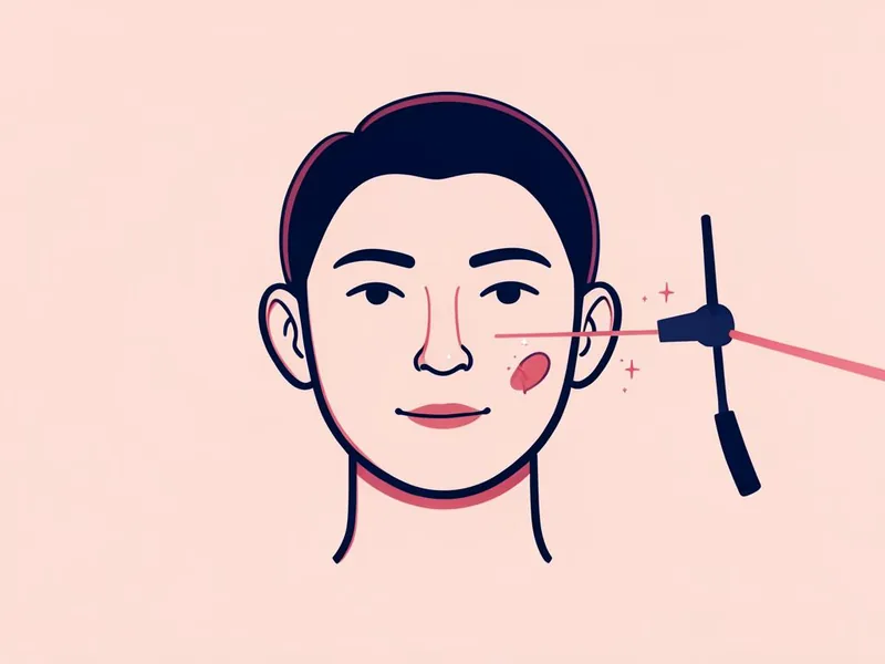 Illustration of laser treatment at Dr. K. Monalisa Gupta's skin clinic in Motihari