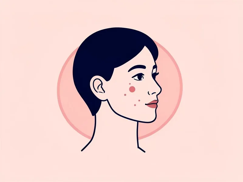 Illustration of acne treatment at Dr. K. Monalisa Gupta's skin clinic in Motihari