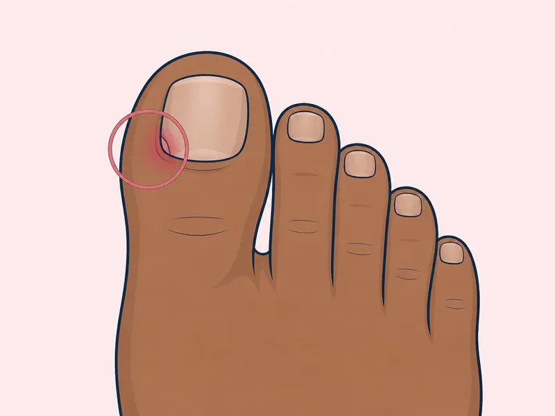 Illustration of nail surgery at Dr. K. Monalisa Gupta's skin clinic in Motihari